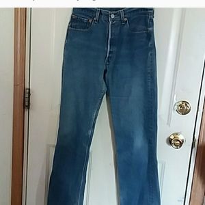 LEVIS 501s VINTAGE JEANS RARE 80s BUTTON FLY/MOM
